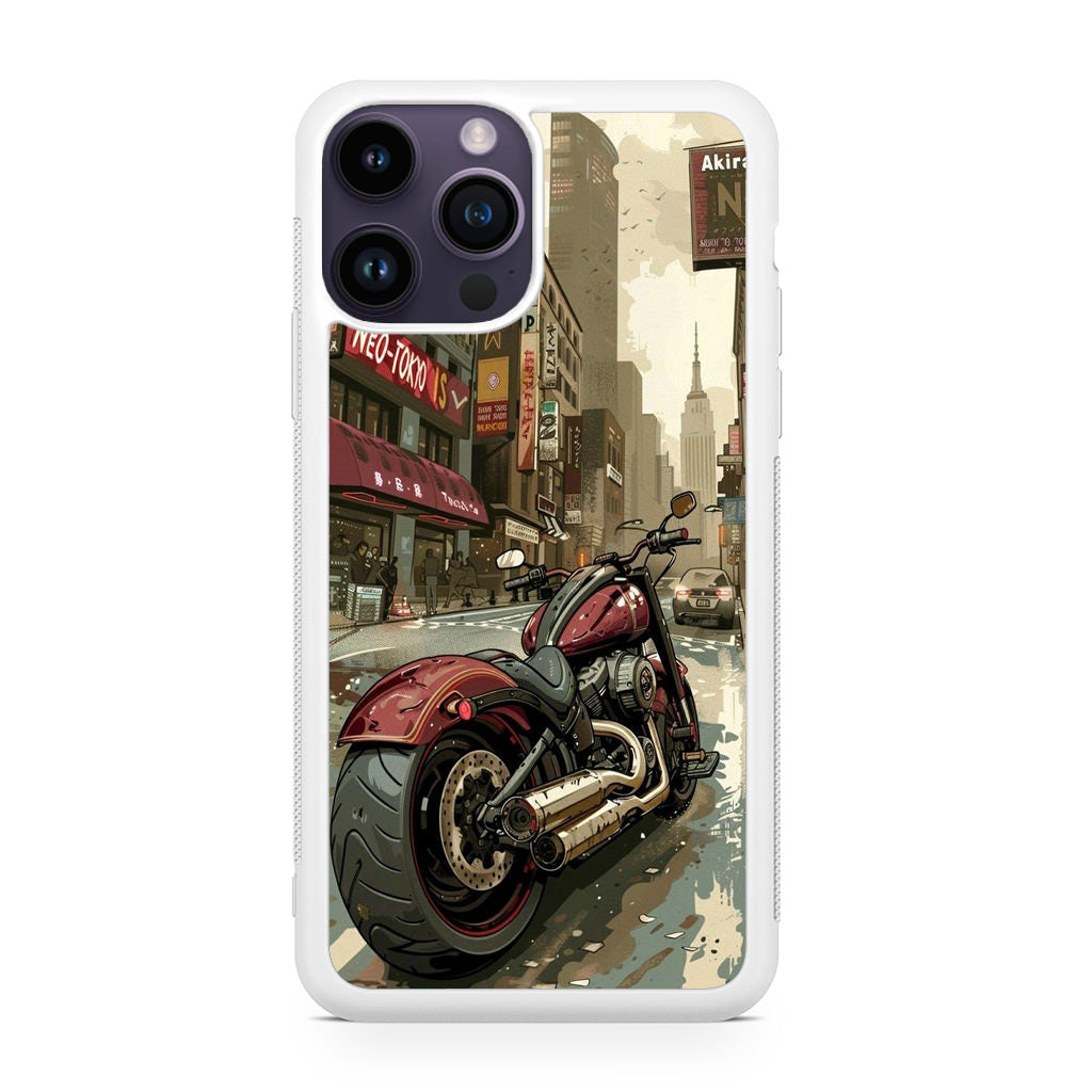 Motorcycle In Tokyo Streets iPhone 15 Pro / 15 Pro Max Case