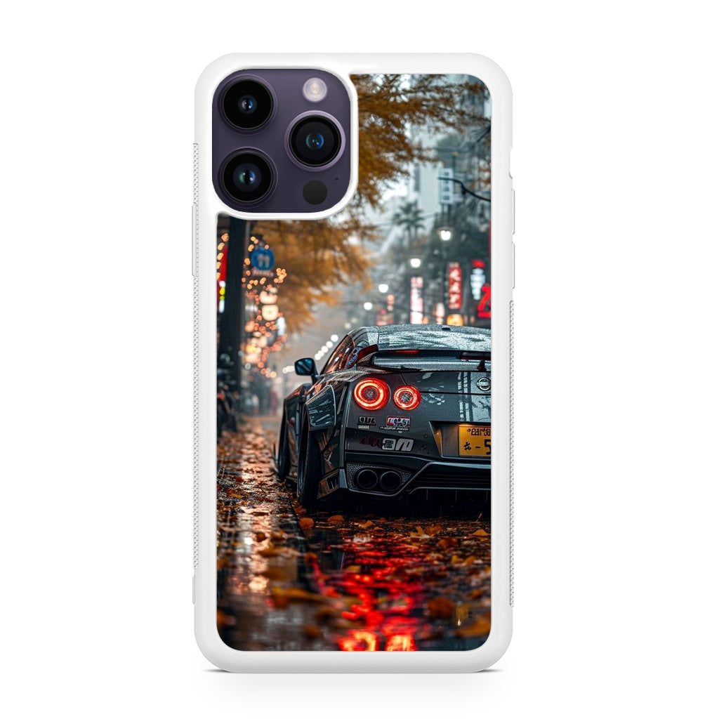 Neon Drift Autumn Streets iPhone 15 Pro / 15 Pro Max Case