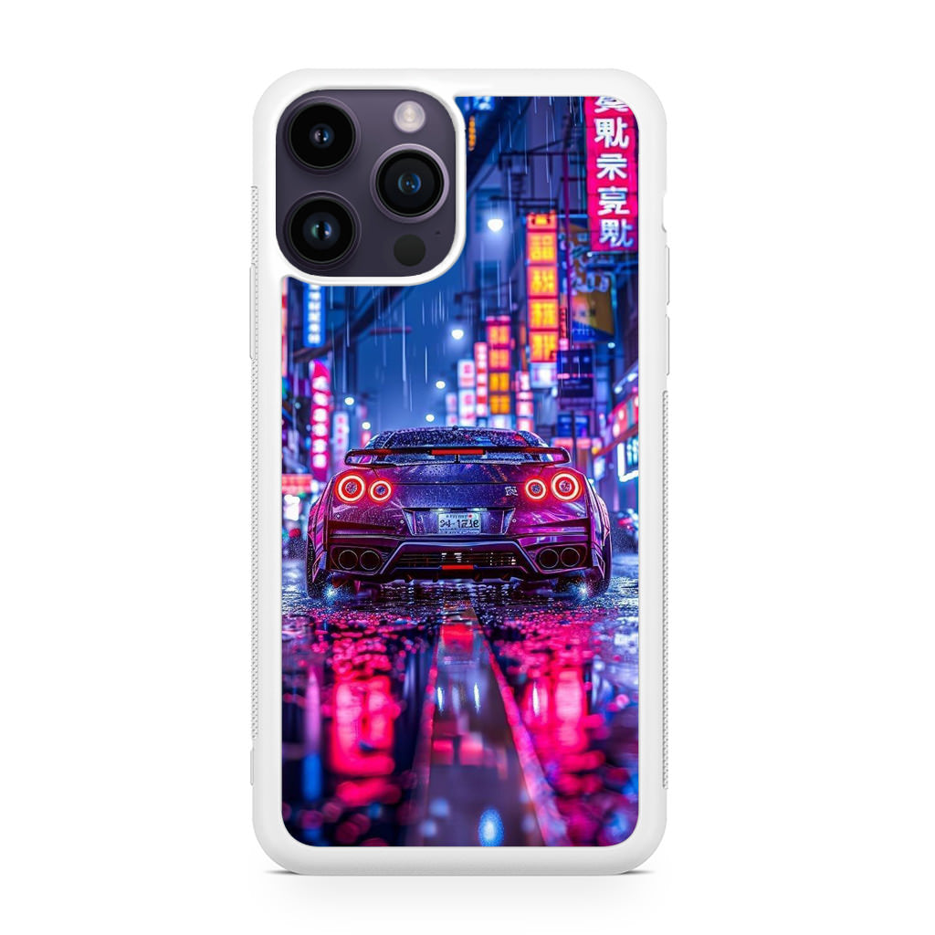 Neon Midnight Drift Tokyo Rain iPhone 15 Pro / 15 Pro Max Case