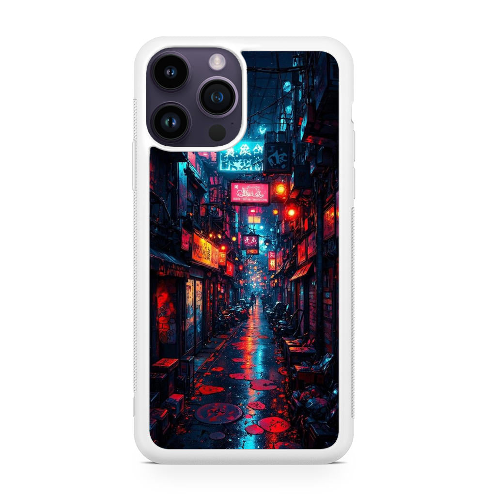 Neon Veins Of The Cyber City iPhone 15 Pro / 15 Pro Max Case