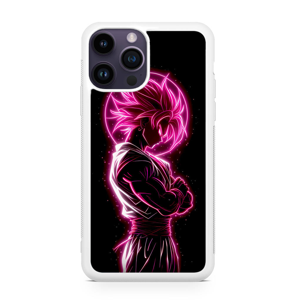 Pink Radiant Saiyan iPhone 15 Pro / 15 Pro Max Case