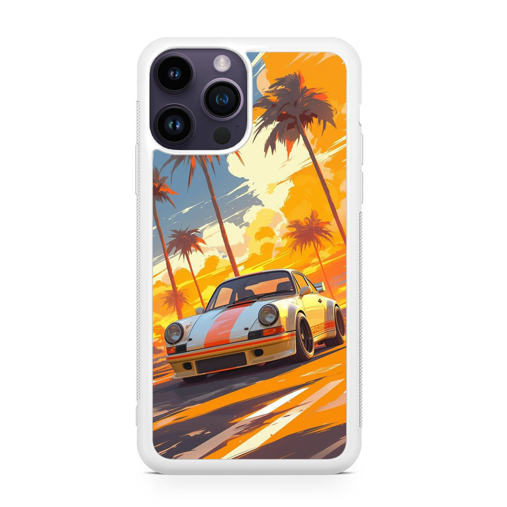 Turbo Dreams in Neon Palms iPhone 15 Pro / 15 Pro Max Case