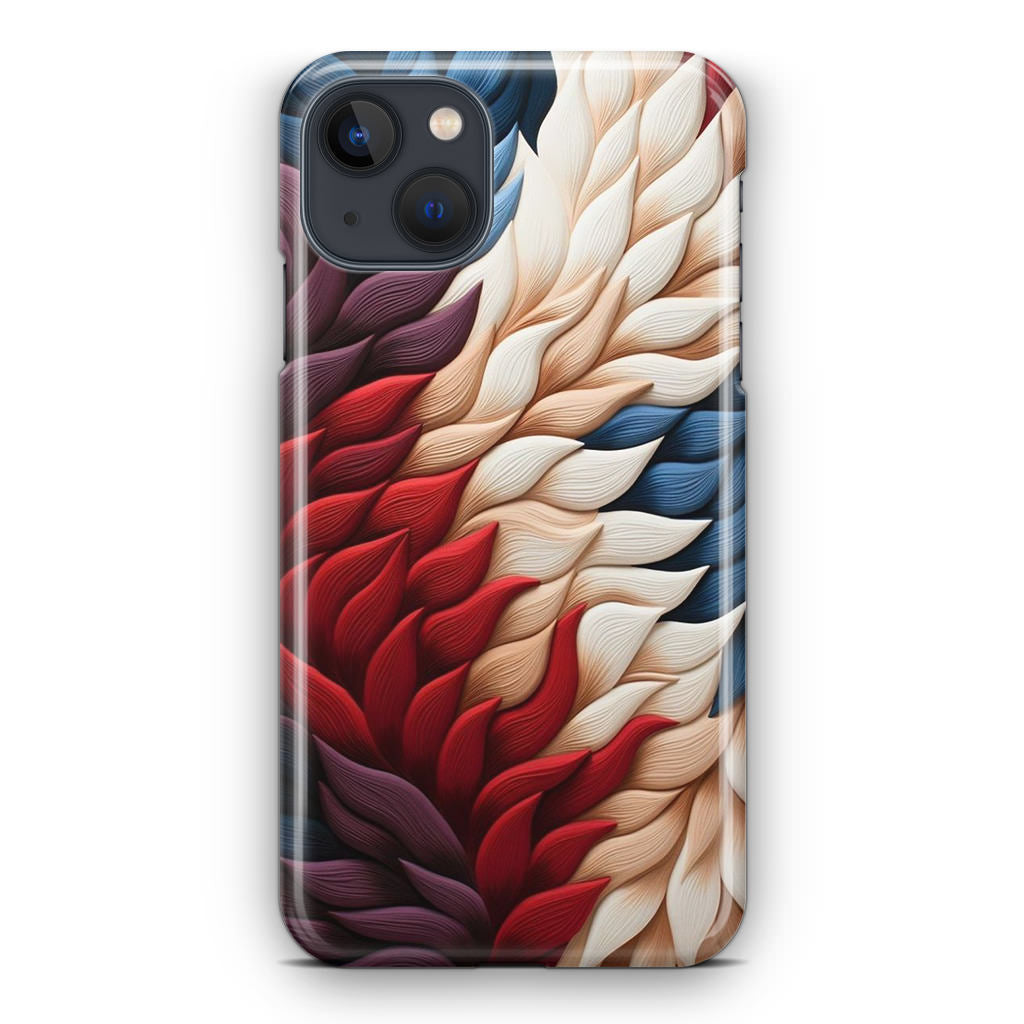 Colorful Feathers Art iPhone 15 / 15 Plus Case
