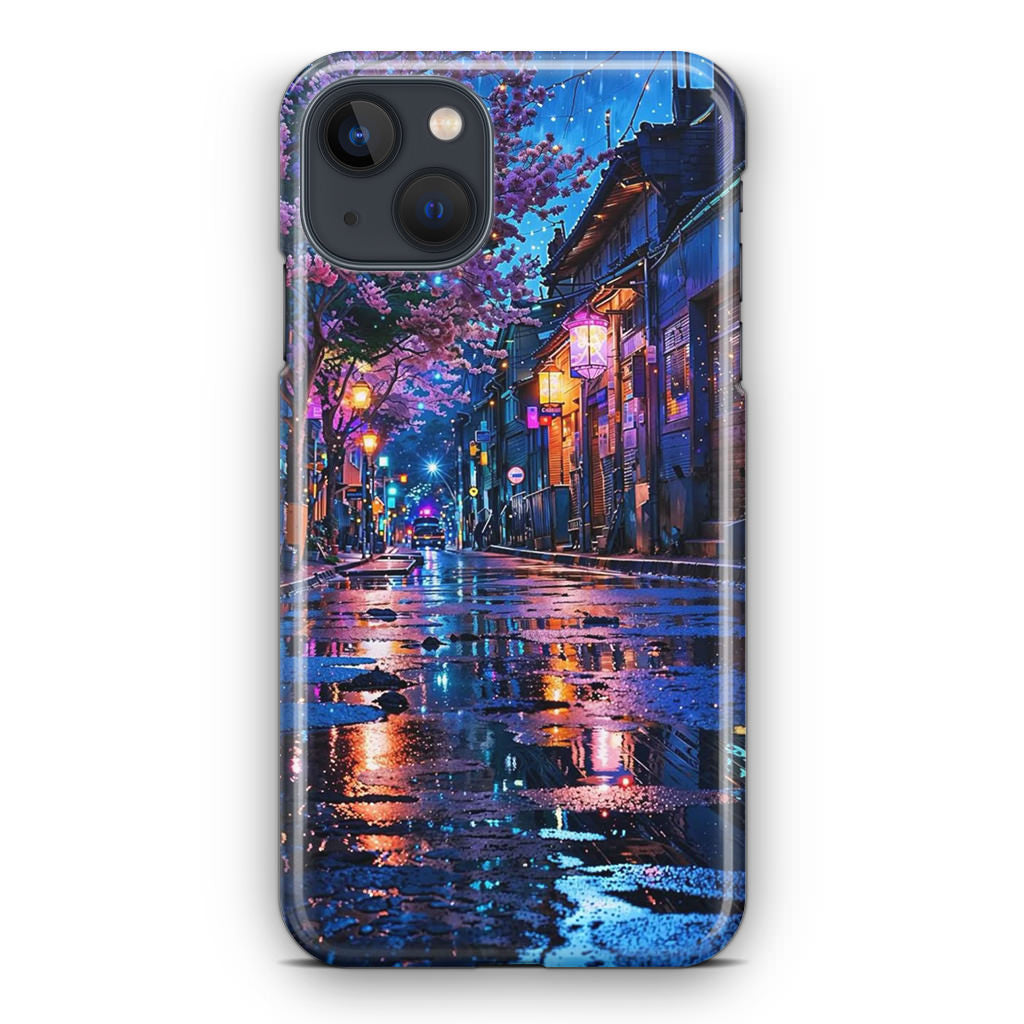Midnight Sakura Glow iPhone 15 / 15 Plus Case