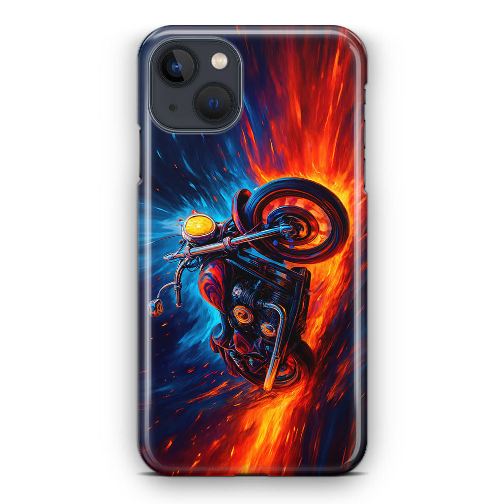 Ride Through Fire and Ice iPhone 15 / 15 Plus Case