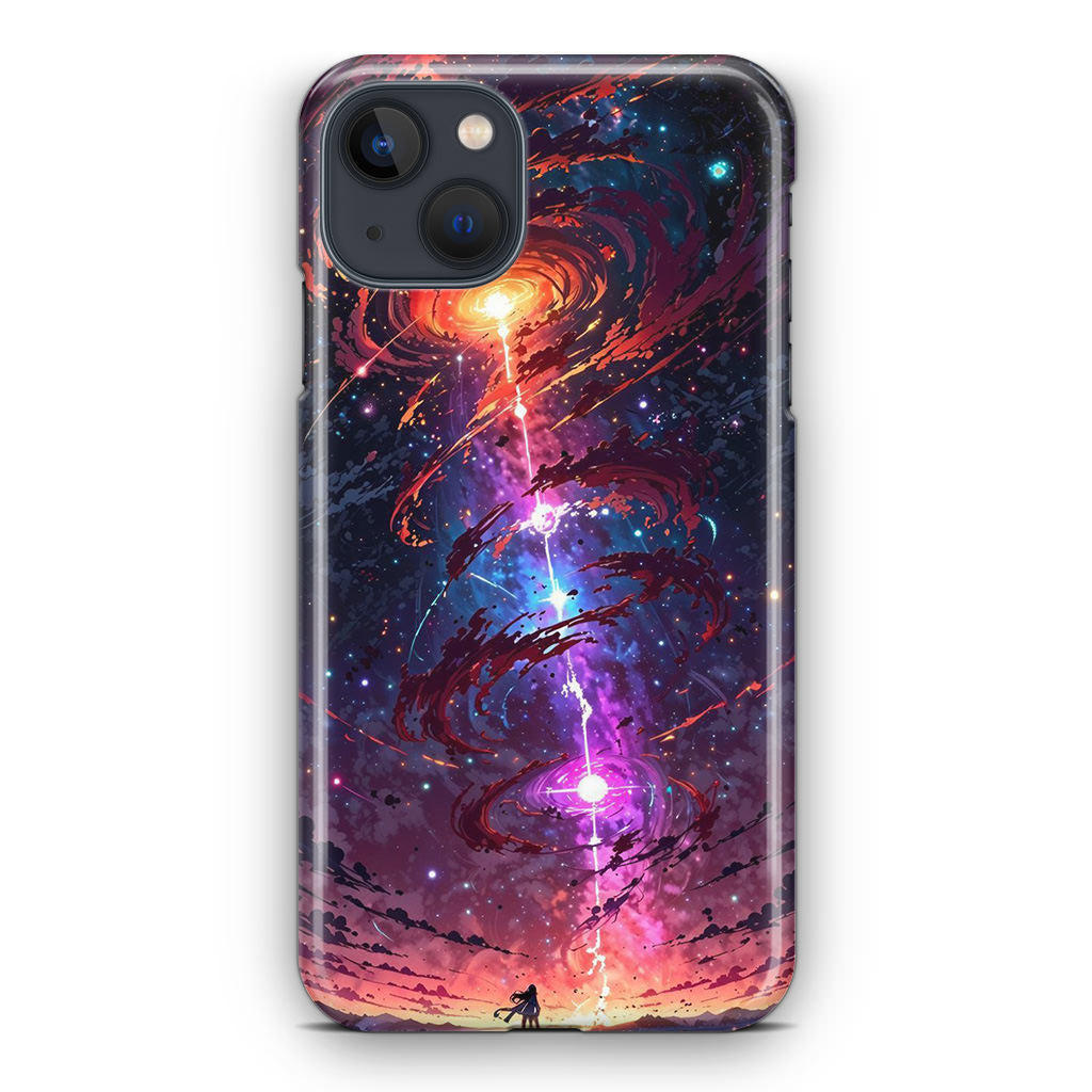 Stargazer at the Axis of Creation iPhone 15 / 15 Plus Case