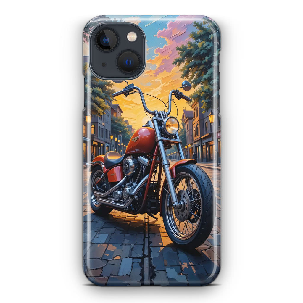 Sunset Thunder Ride Into the Glow iPhone 15 / 15 Plus Case