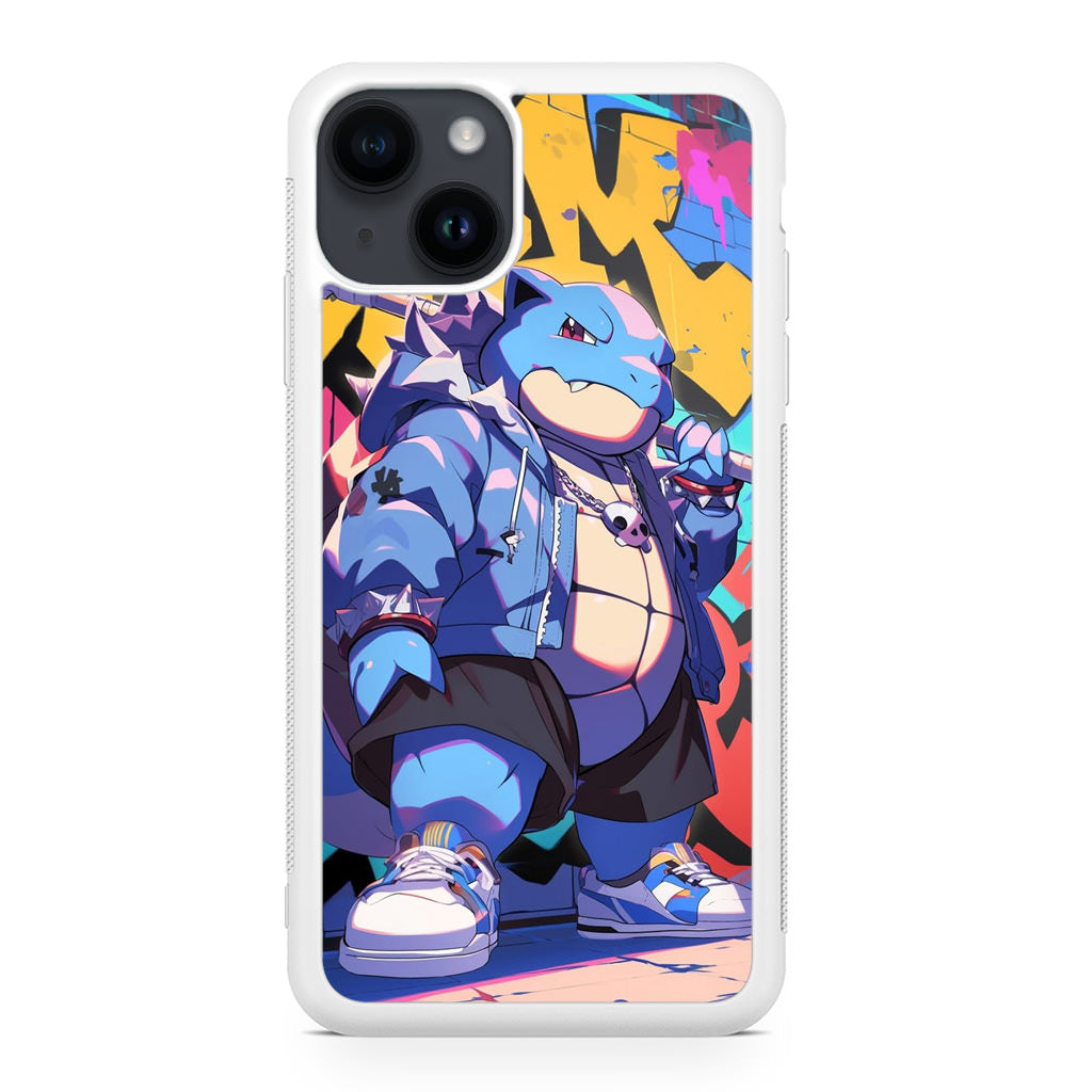 Blastoise Breaks The Block iPhone 15 / 15 Plus Case