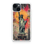 Canvas Art Statue of Liberty iPhone 15 / 15 Plus Case