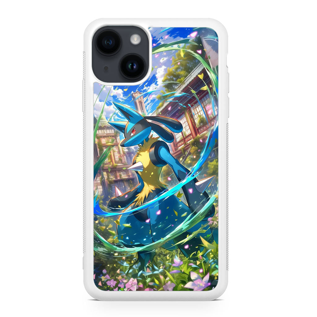 Lucario Precognitive Aura iPhone 15 / 15 Plus Case