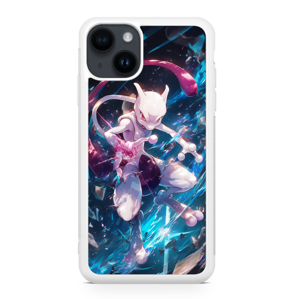 Mewtwo Genesis of Power iPhone 15 / 15 Plus Case