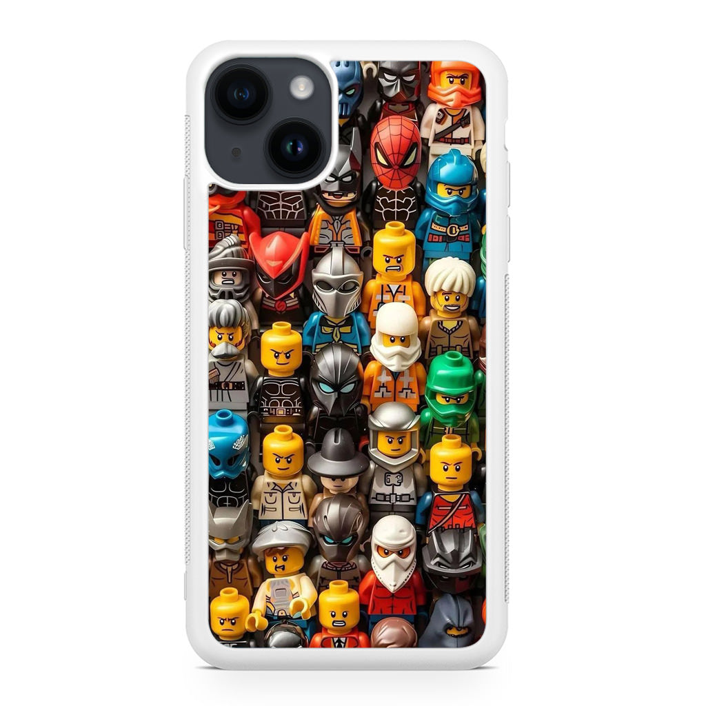 Mini Figures Heroes Assemble iPhone 15 / 15 Plus Case
