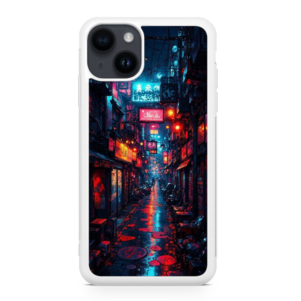 Neon Veins Of The Cyber City iPhone 15 / 15 Plus Case