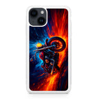 Ride Through Fire and Ice iPhone 15 / 15 Plus Case