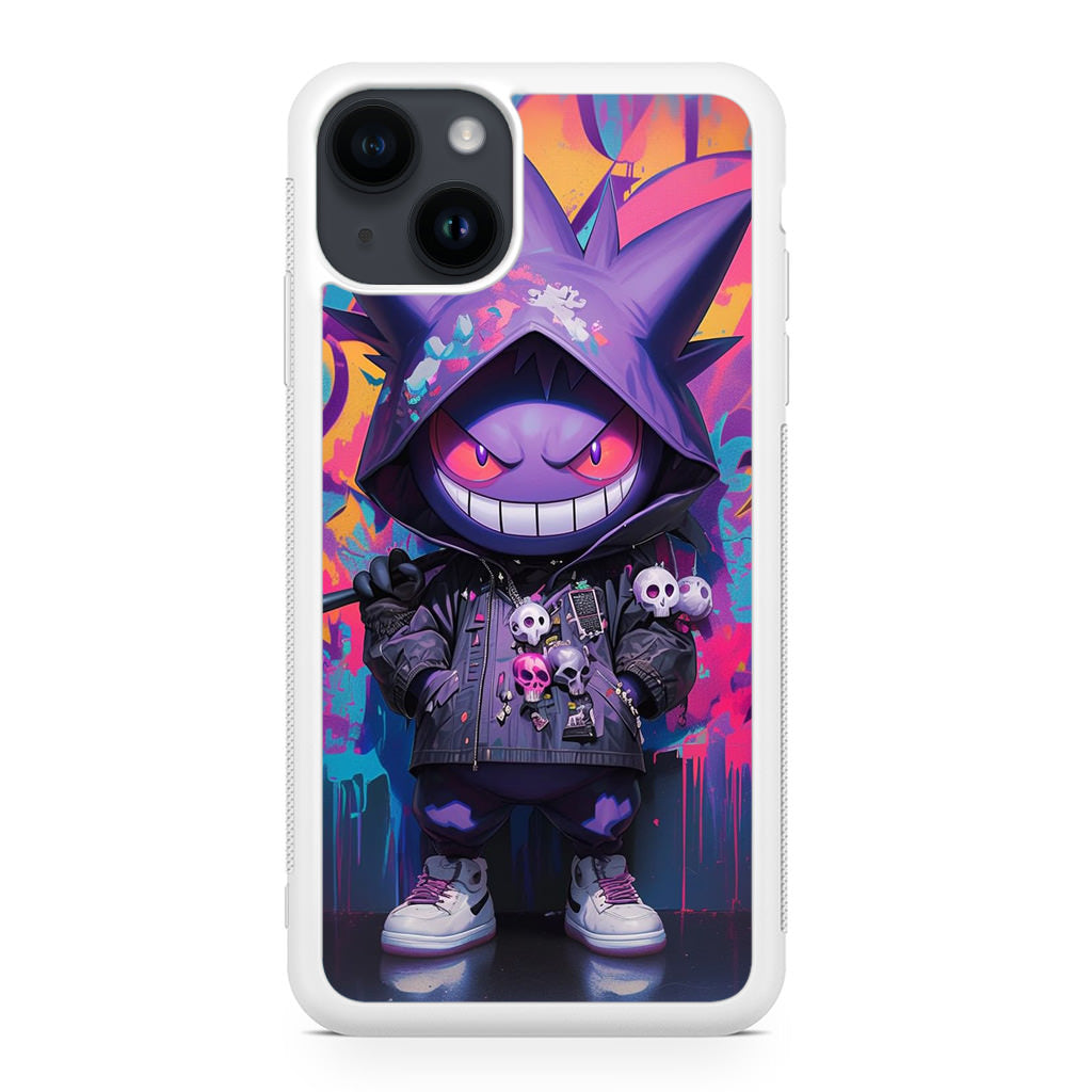 Shadow Drip Gengar Goes Street iPhone 15 / 15 Plus Case