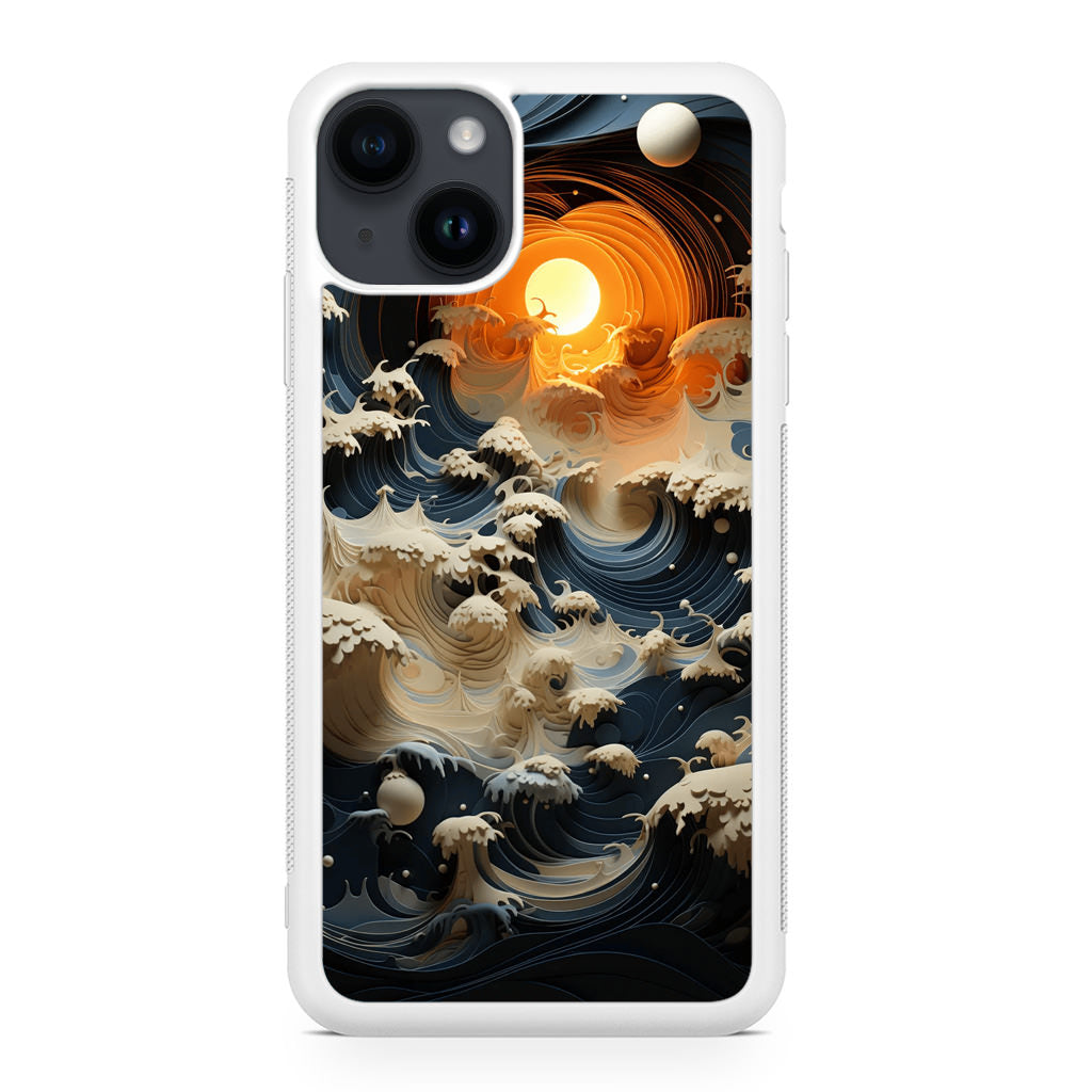 Solar Tsunami iPhone 15 / 15 Plus Case