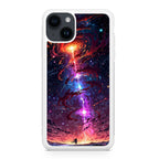 Stargazer at the Axis of Creation iPhone 15 / 15 Plus Case