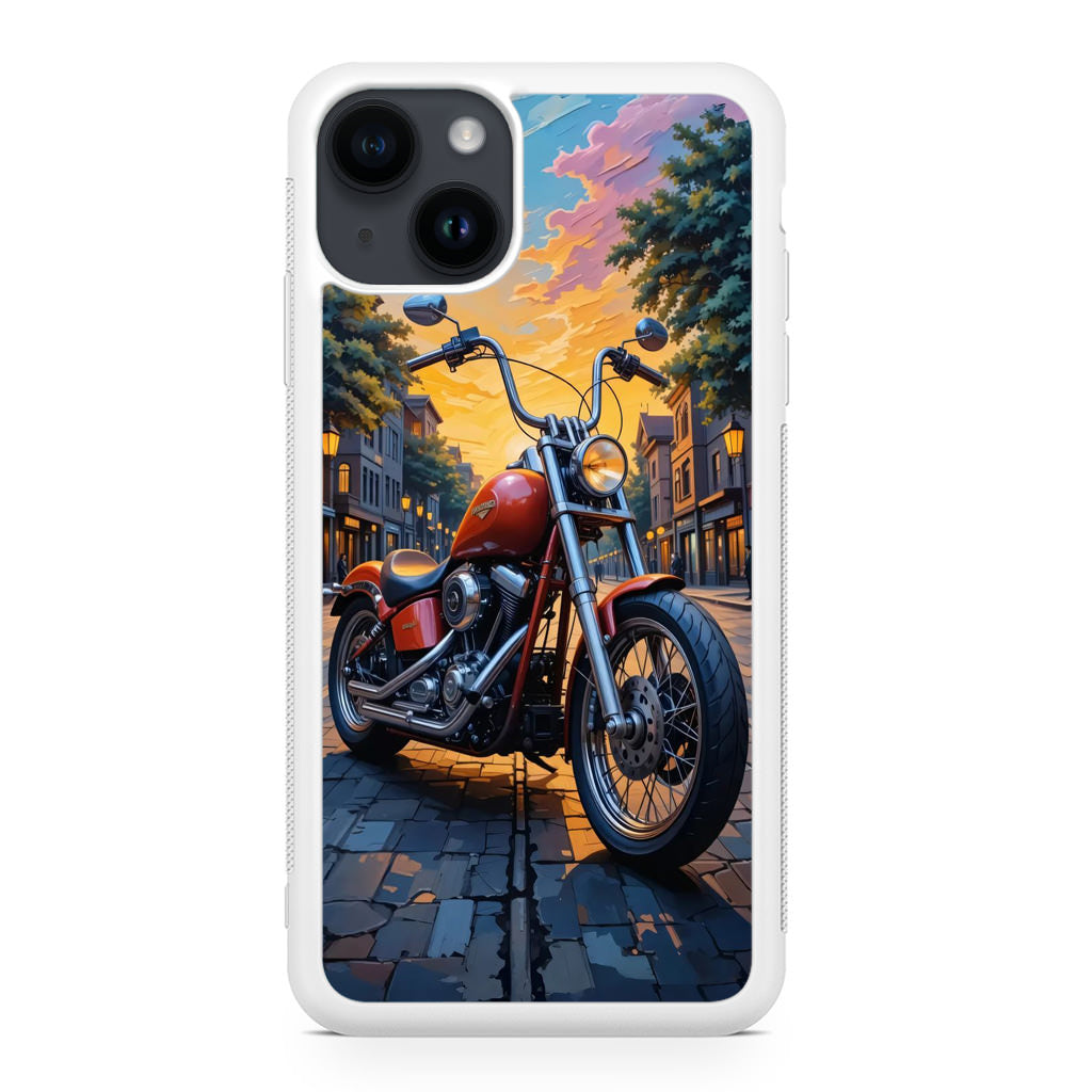 Sunset Thunder Ride Into the Glow iPhone 15 / 15 Plus Case