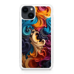 The Dance of Abstract Waves iPhone 15 / 15 Plus Case