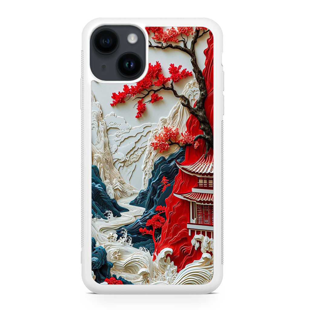 Whispers of the Crimson Zen iPhone 15 / 15 Plus Case