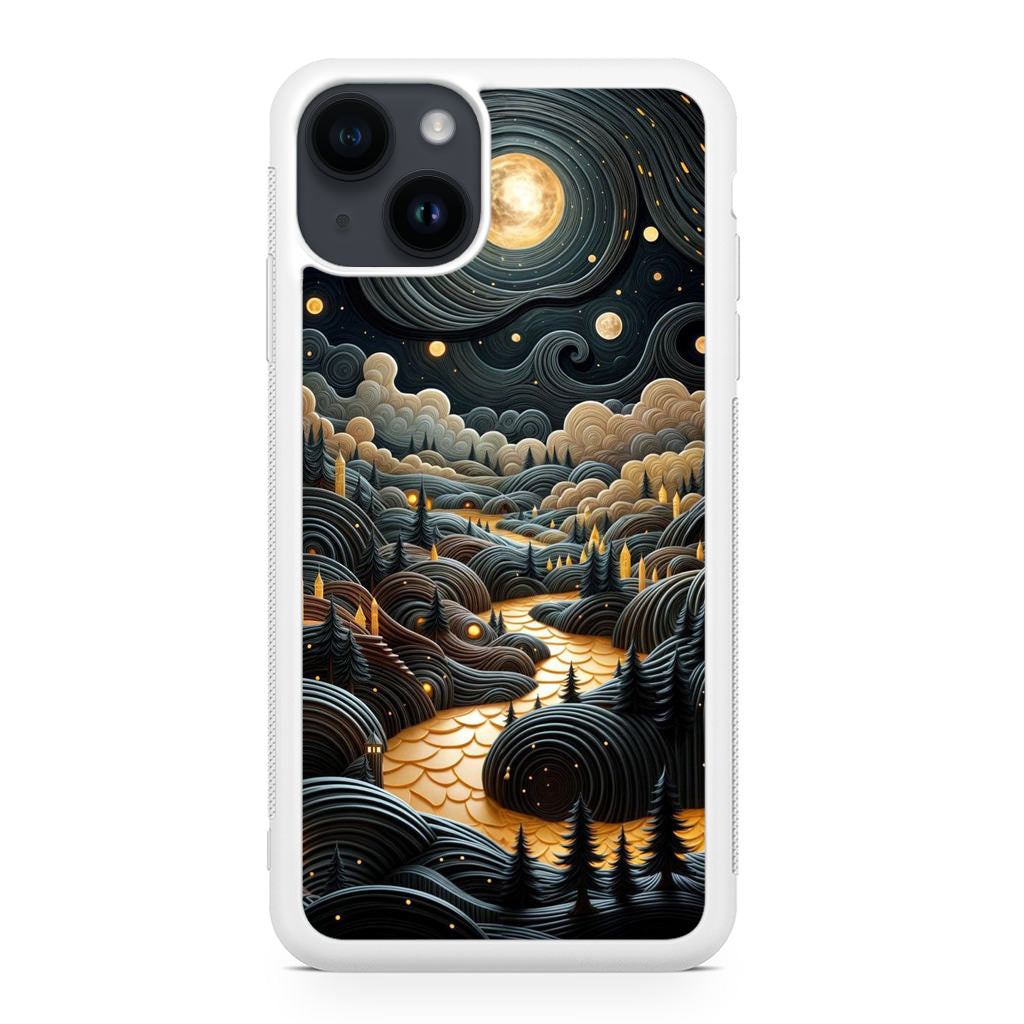 Whispers of the Lunar Valley iPhone 15 / 15 Plus Case