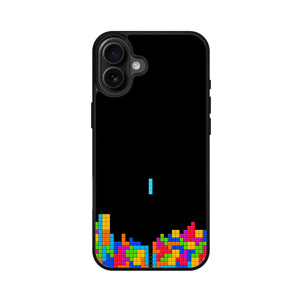 Classic Video Game Tetris iPhone 16 / 16 Plus Case