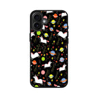 Space Unicorn Pattern iPhone 16 / 16 Plus Case