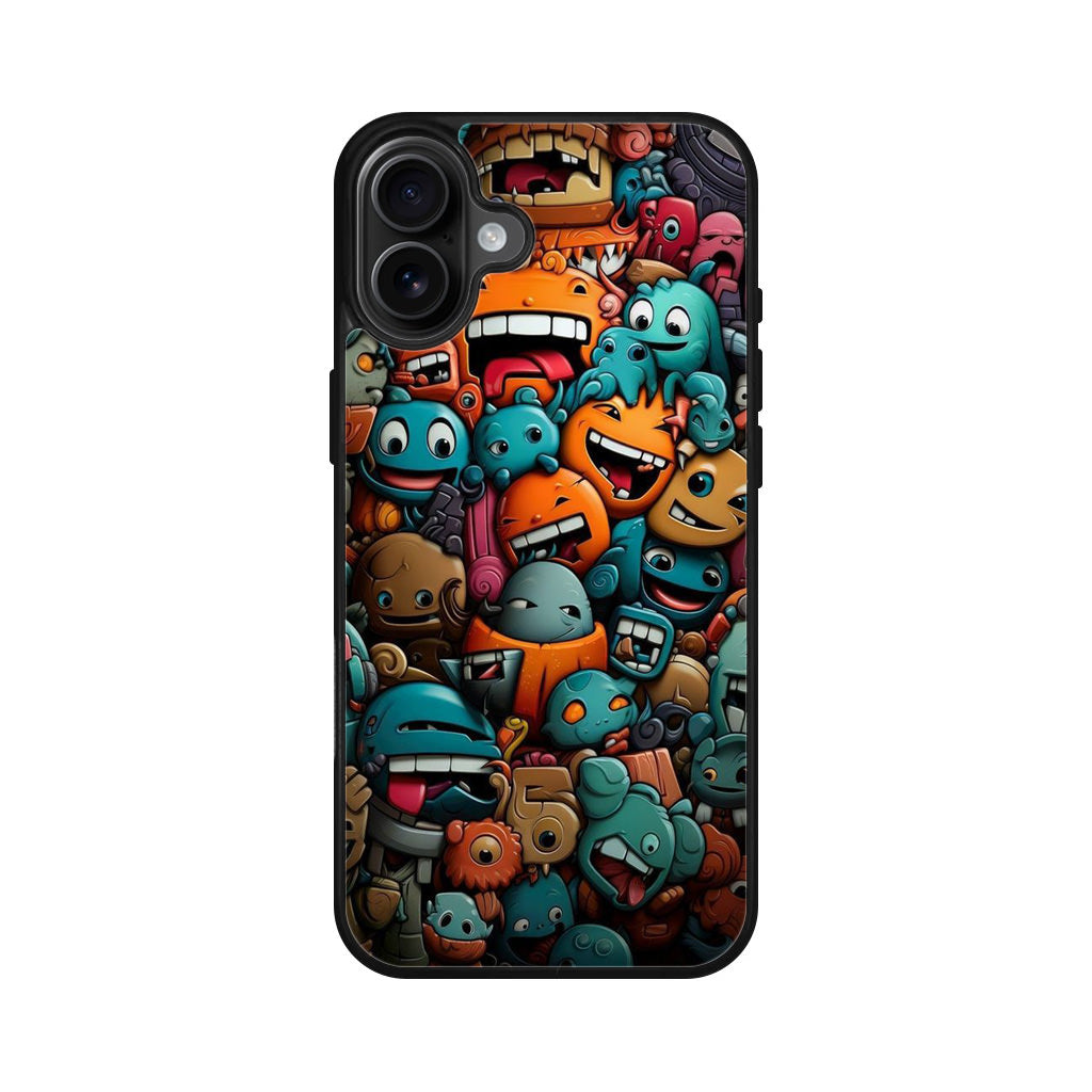 Chaos Chuckles Invasion iPhone 16 / 16 Plus Case