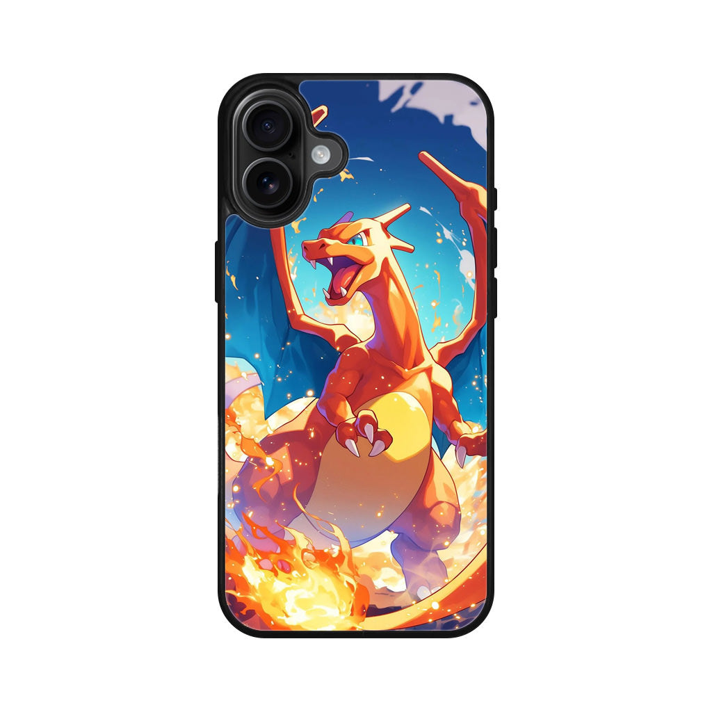 Charizard Crimson Storm iPhone 16 / 16 Plus Case