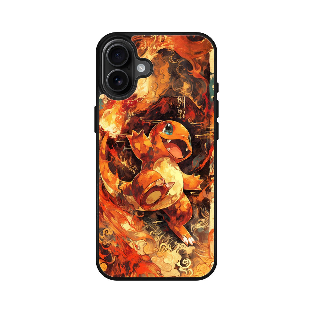 Charmander Ember Dance iPhone 16 / 16 Plus Case
