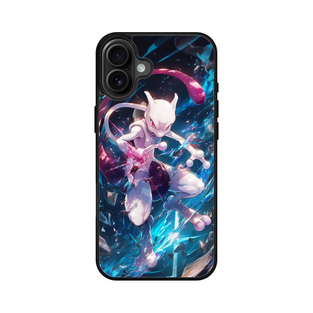 Mewtwo Genesis of Power iPhone 16 / 16 Plus Case