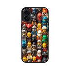 Mini Figures Heroes Assemble iPhone 16 / 16 Plus Case