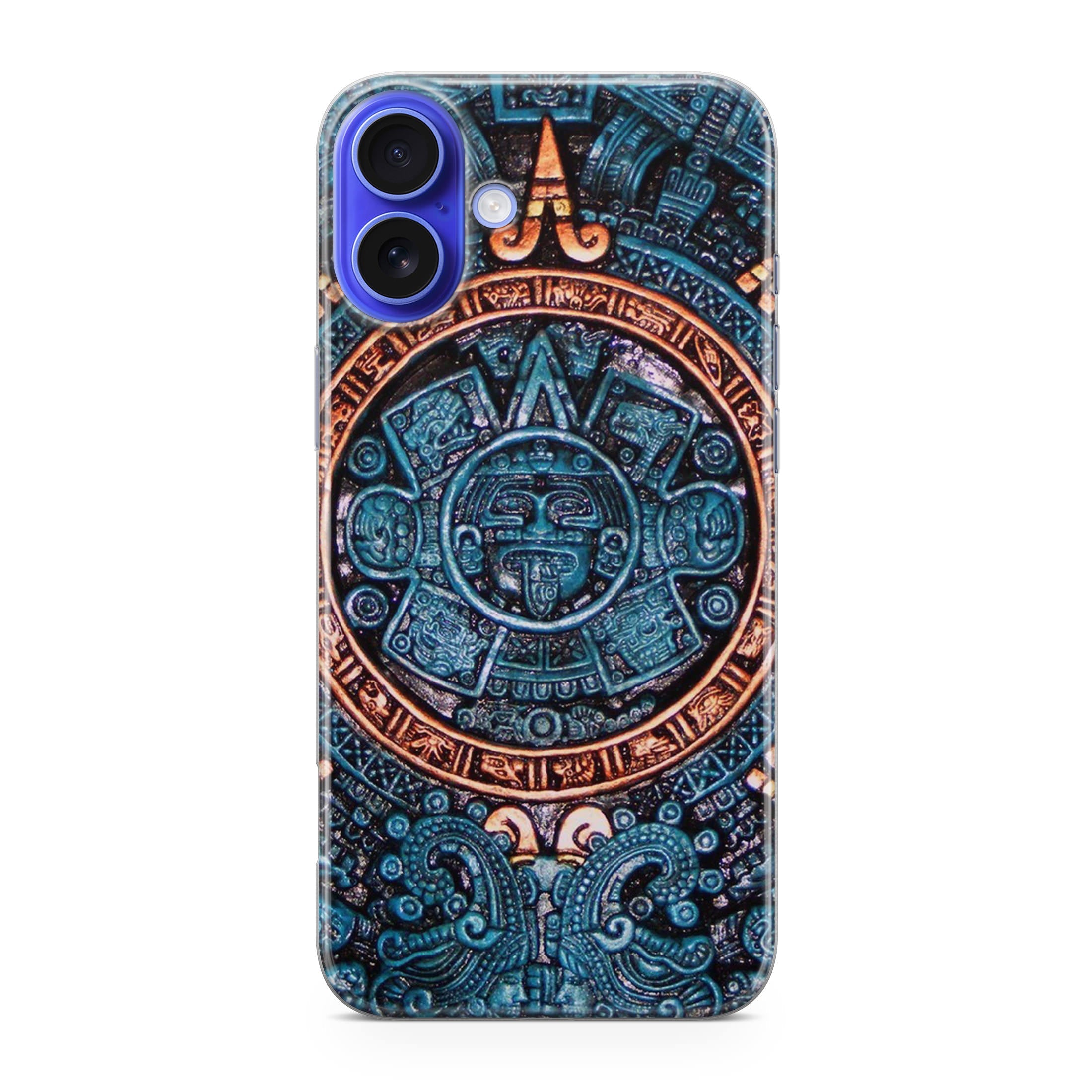 Aztec Calendar iPhone 16 / 16 Plus Case