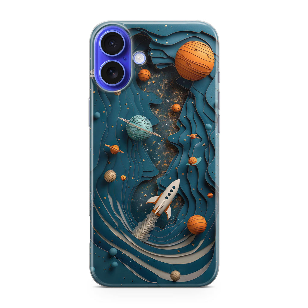 Cardboard Cosmos iPhone 16 / 16 Plus Case