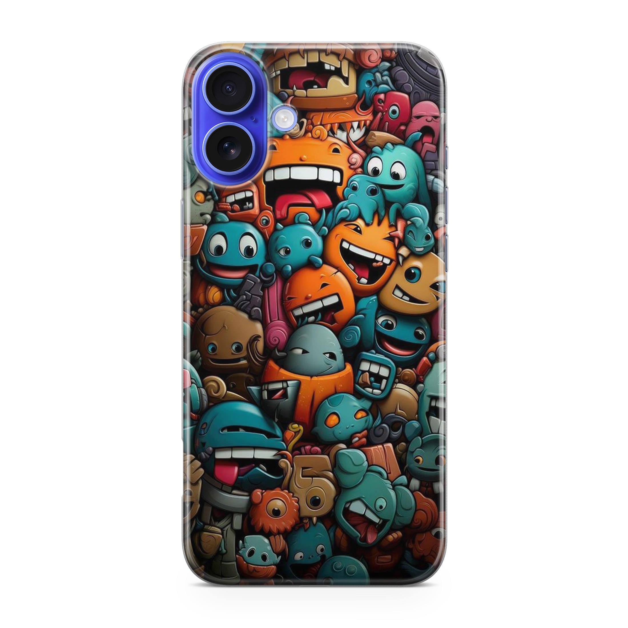 Chaos Chuckles Invasion iPhone 16 / 16 Plus Case