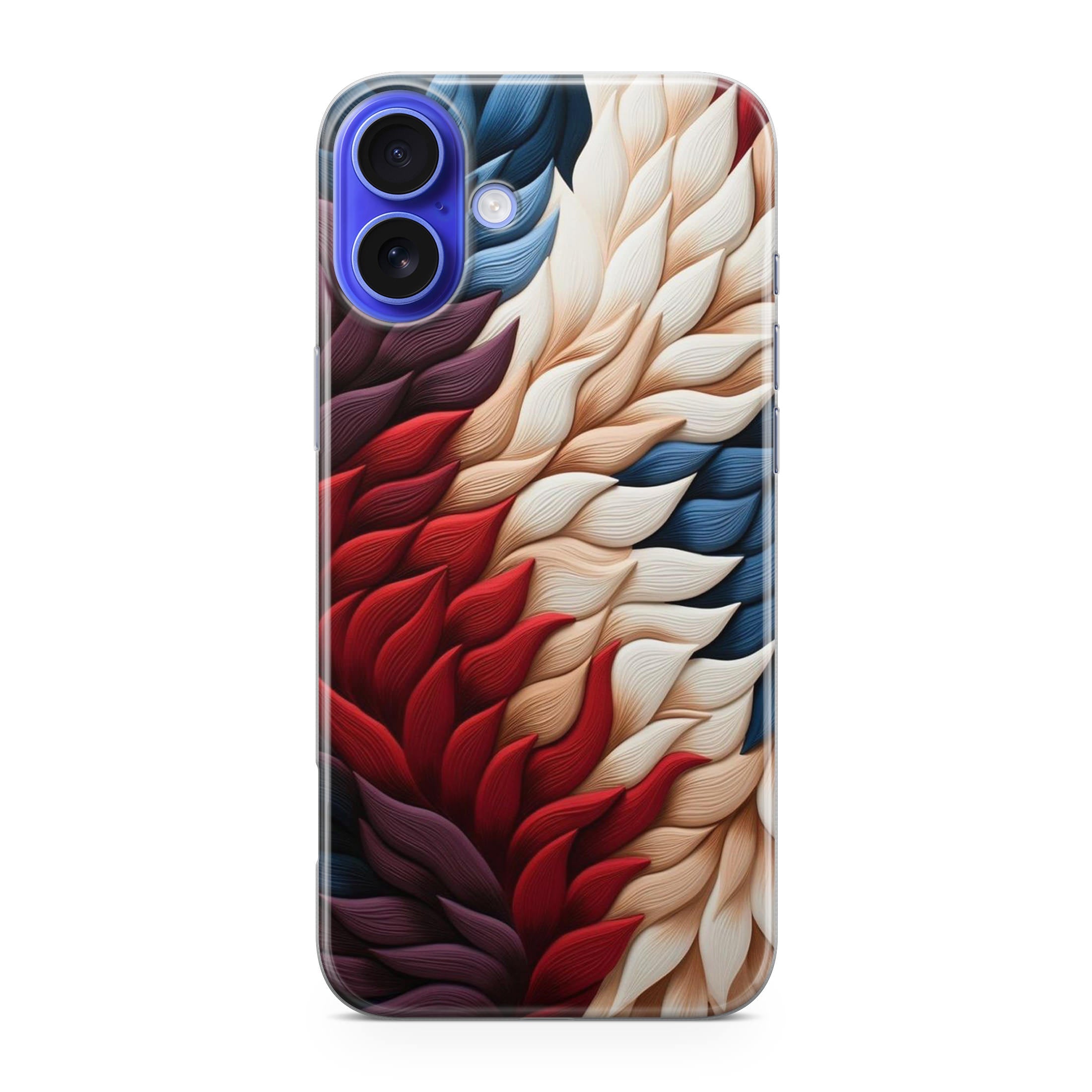 Colorful Feathers Art iPhone 16 / 16 Plus Case