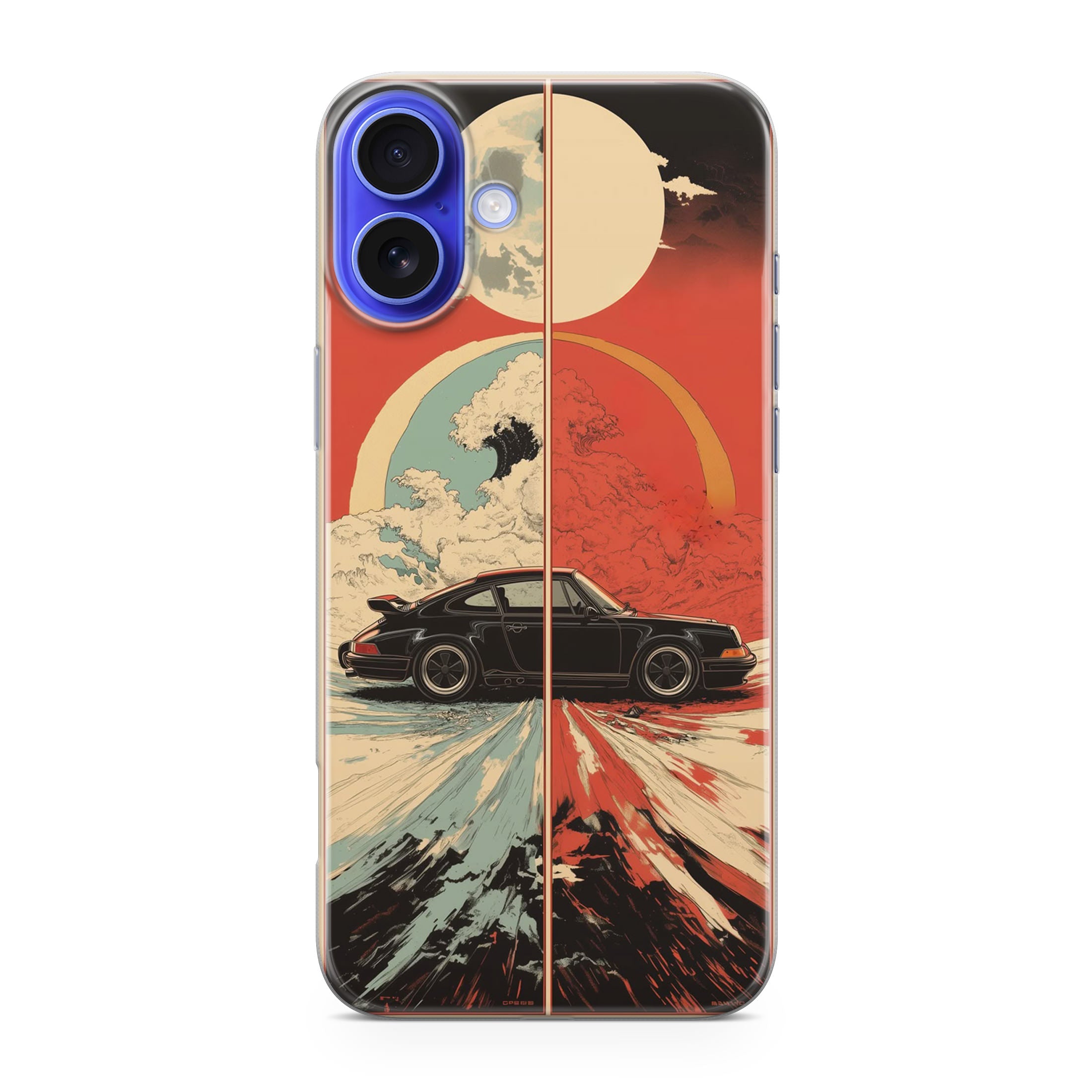 Duality Drive Moonlight and Magma iPhone 16 / 16 Plus Case