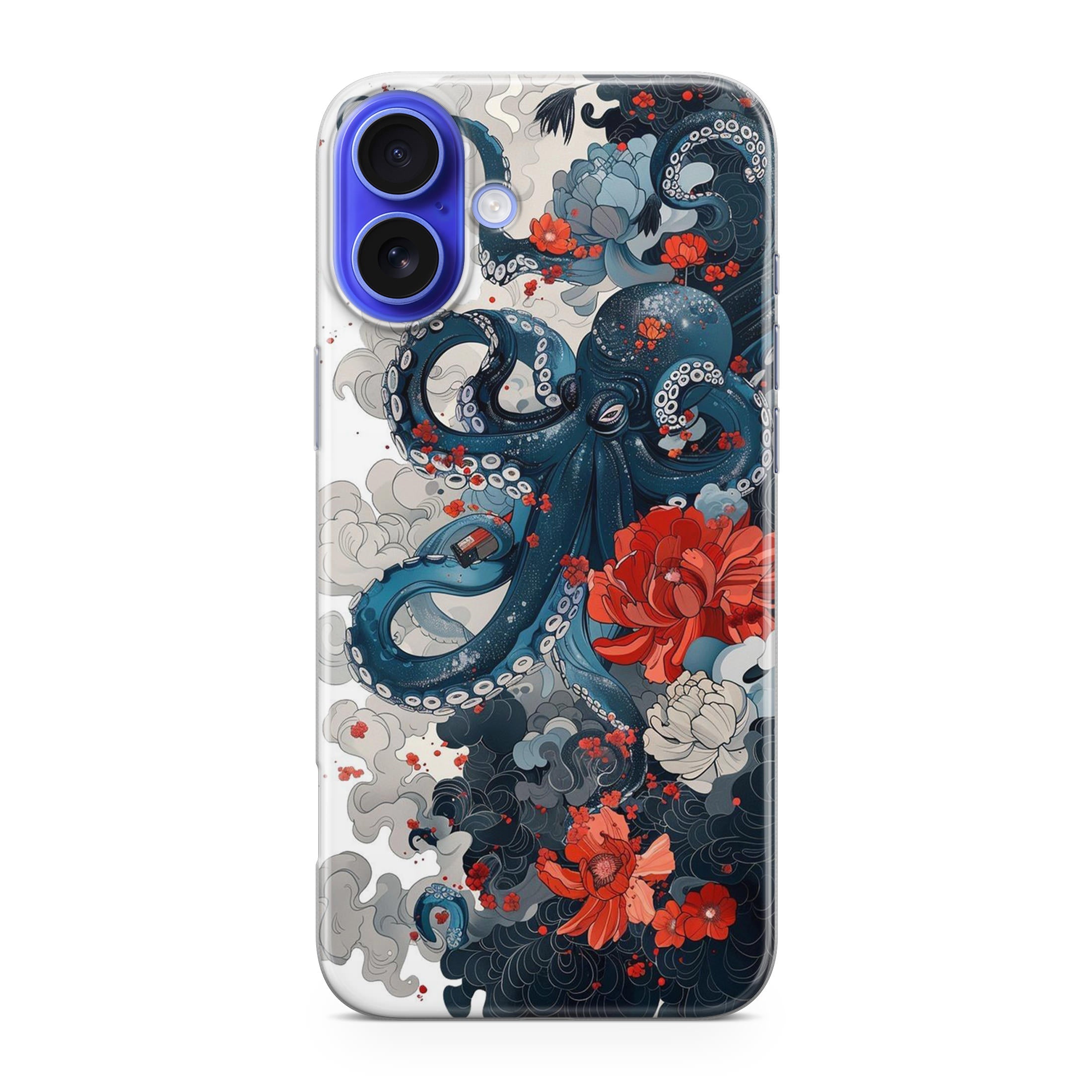 Floral Kraken iPhone 16 / 16 Plus Case