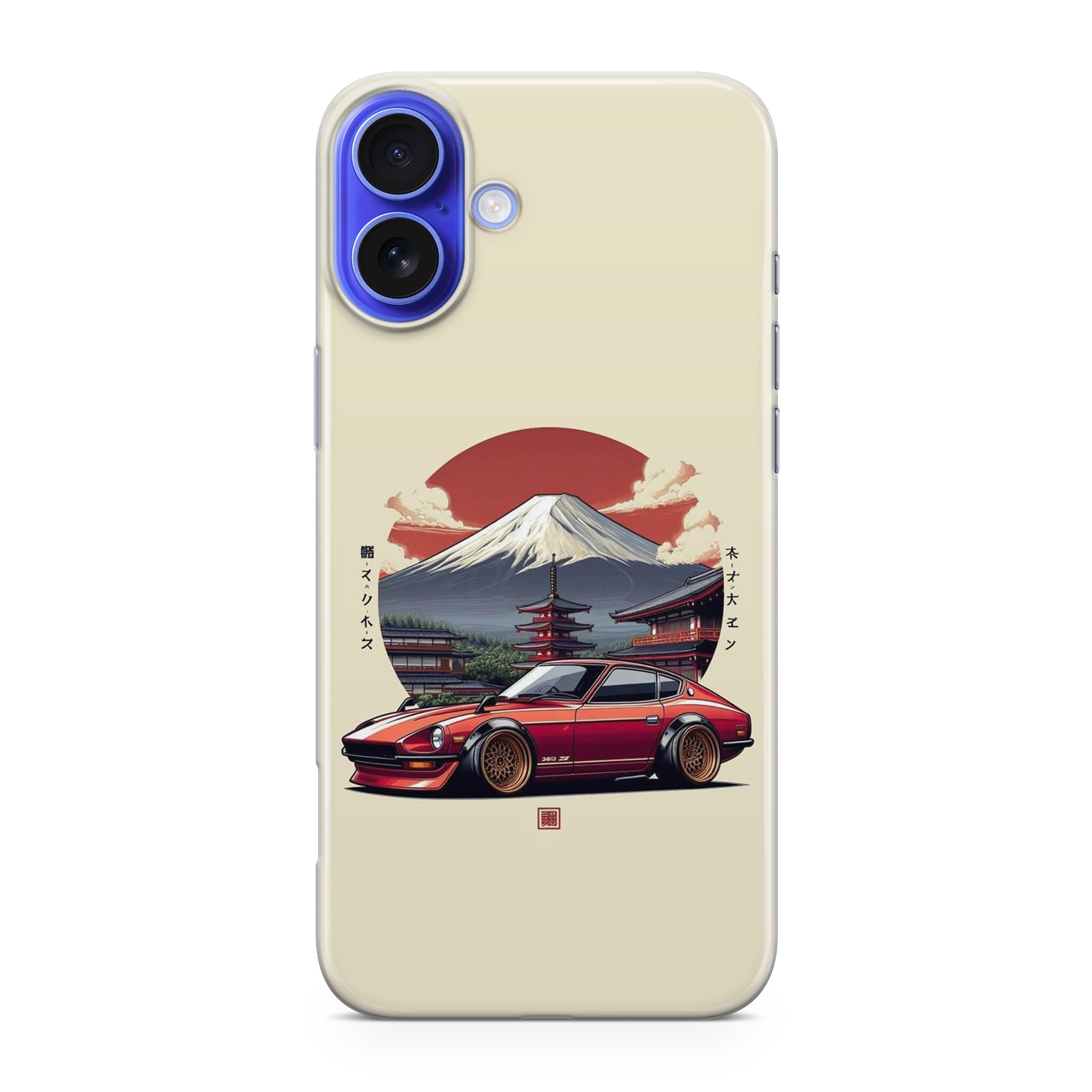 Fuji Fastback Racing the Rising Sun iPhone 16 / 16 Plus Case