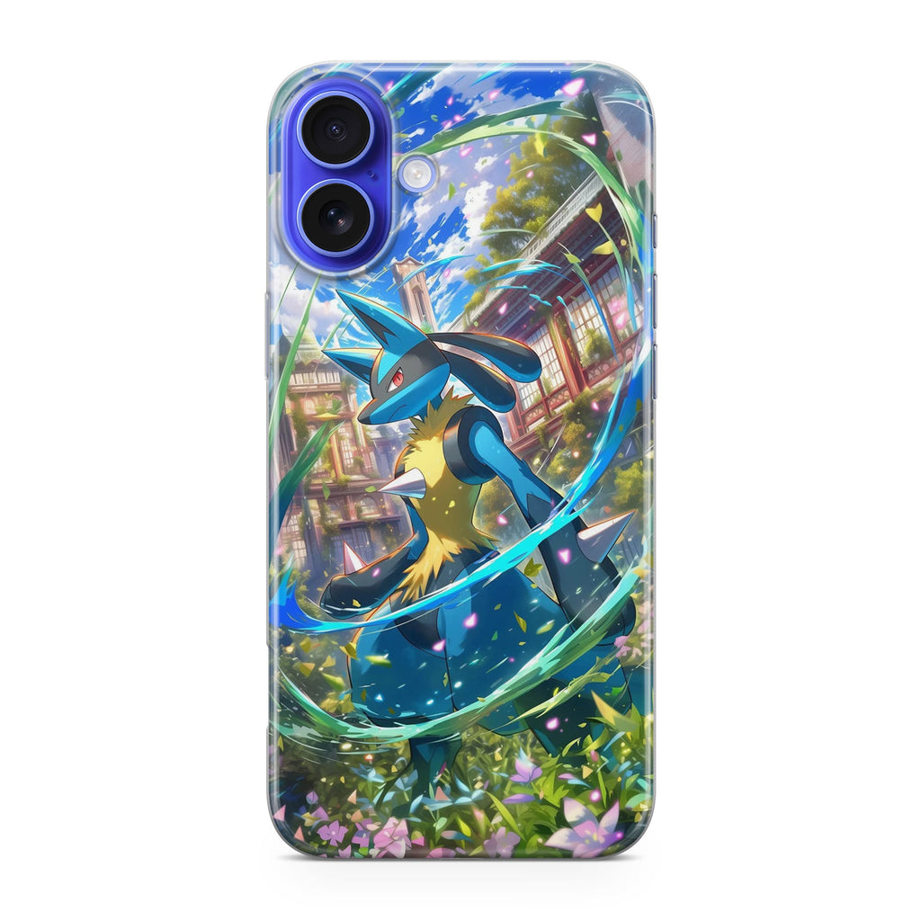 Lucario Precognitive Aura iPhone 16 / 16 Plus Case