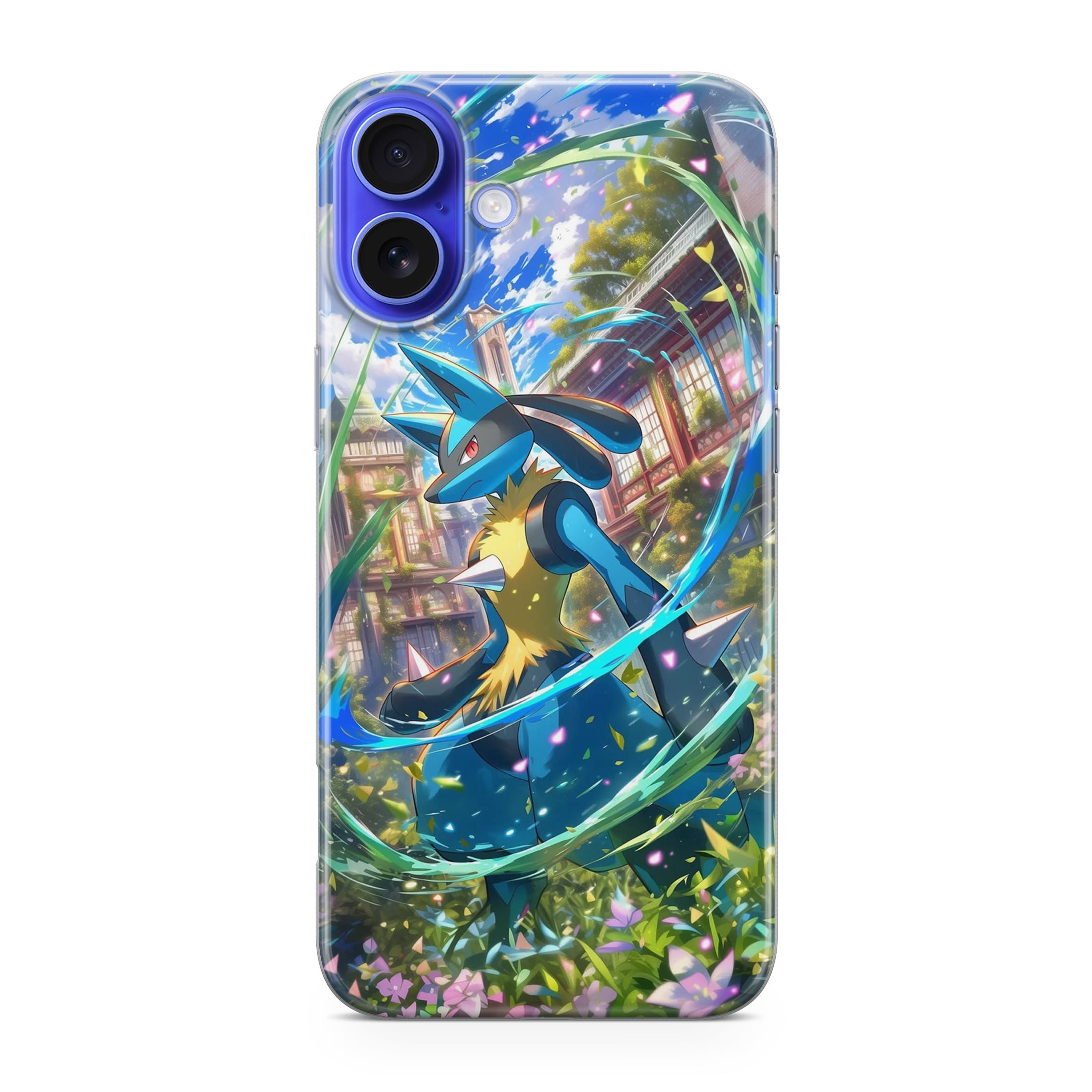 Lucario Precognitive Aura iPhone 16 / 16 Plus Case