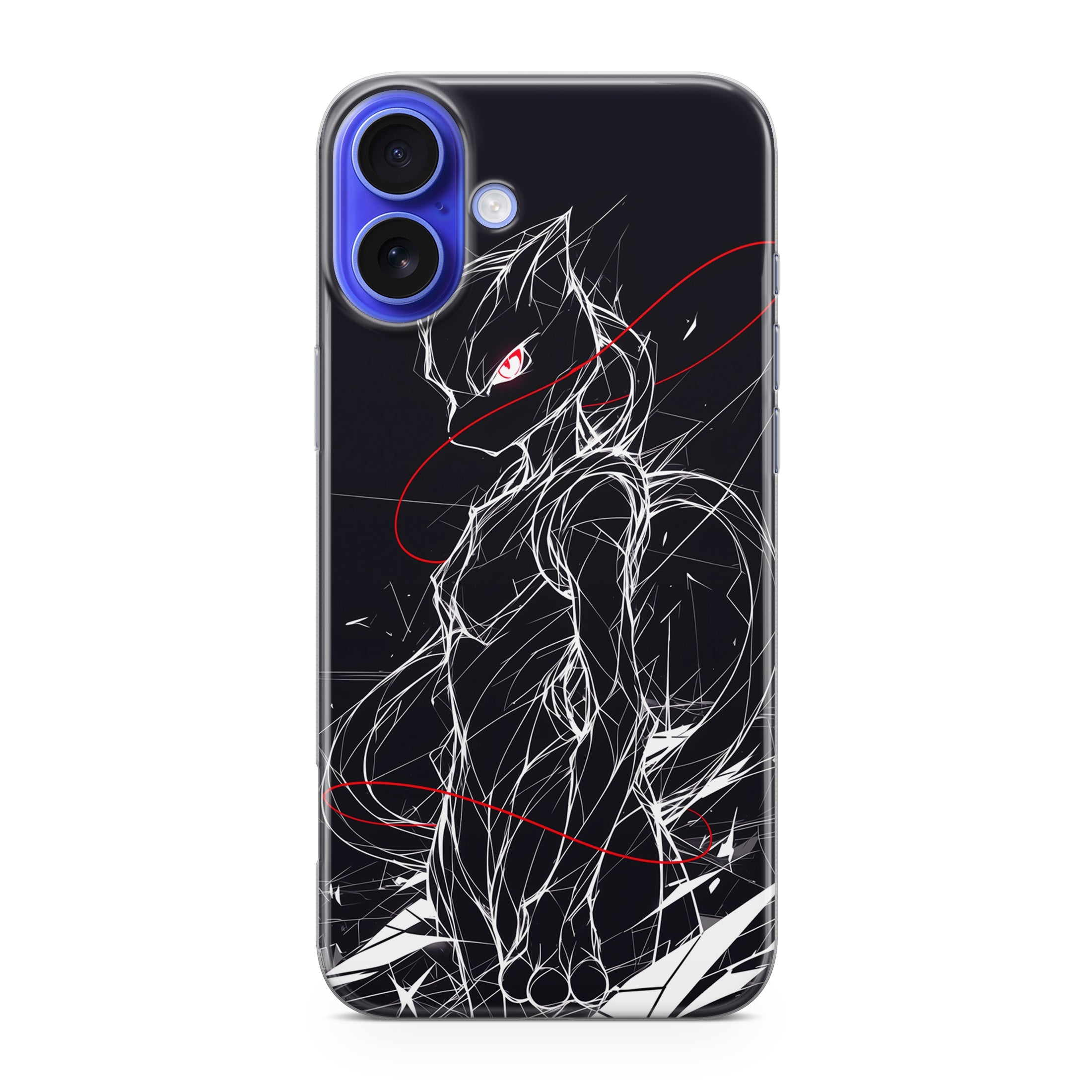 Mewtwo Silent Anomaly iPhone 16 / 16 Plus Case