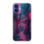 Neon Veins of the Night Market iPhone 16 / 16 Plus Case