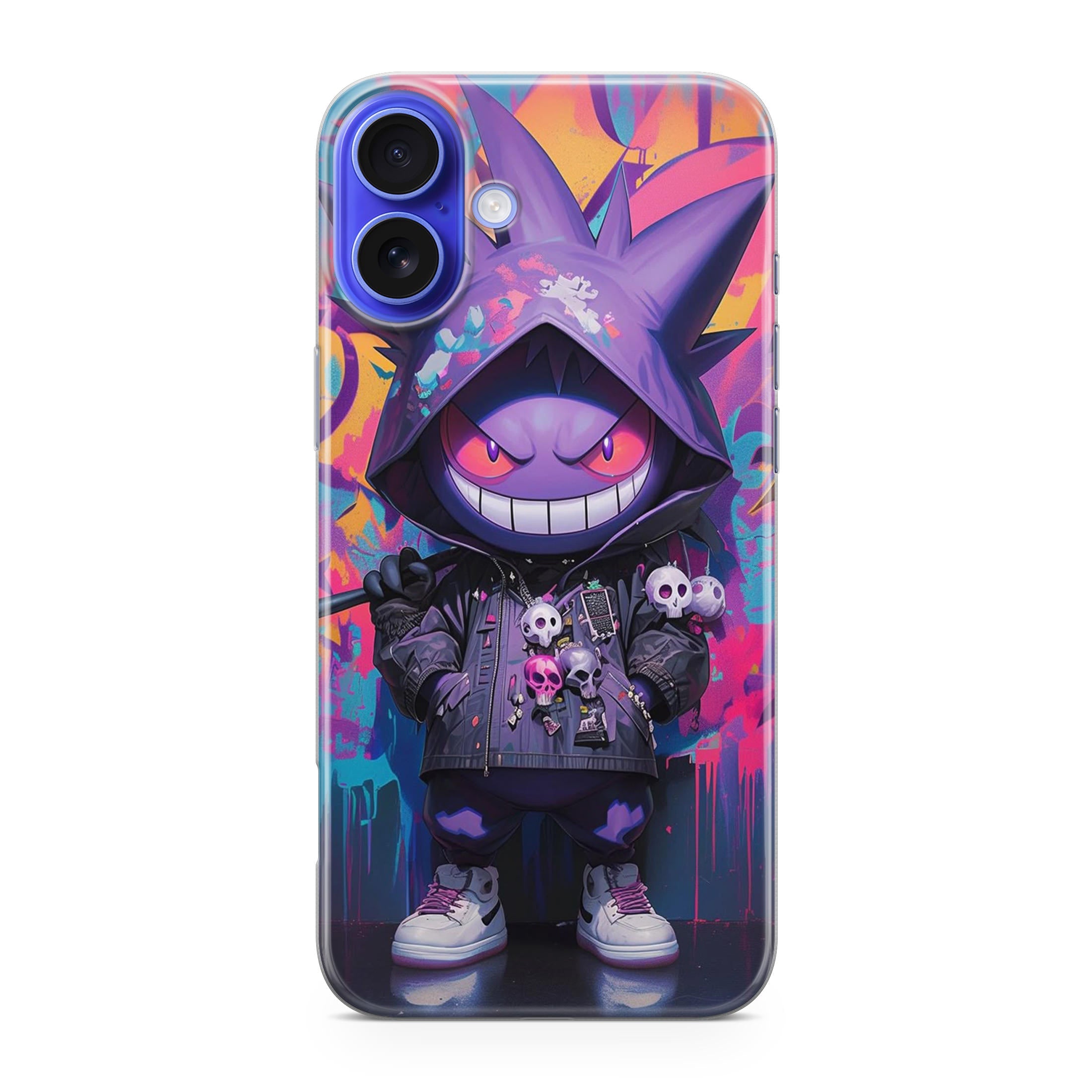 Shadow Drip Gengar Goes Street iPhone 16 / 16 Plus Case