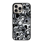 Abstract Art Black White iPhone 16 Pro / 16 Pro Max Case