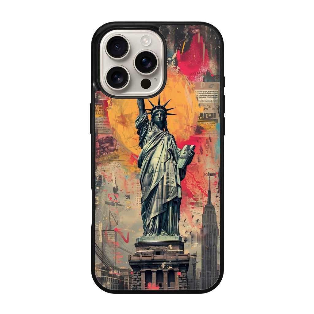 Canvas Art Statue of Liberty iPhone 16 Pro / 16 Pro Max Case