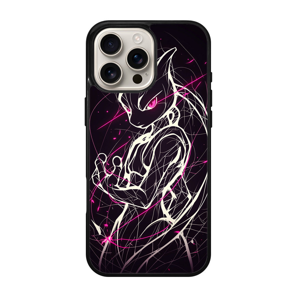 Mewtwo Cosmic Energy iPhone 16 Pro / 16 Pro Max Case