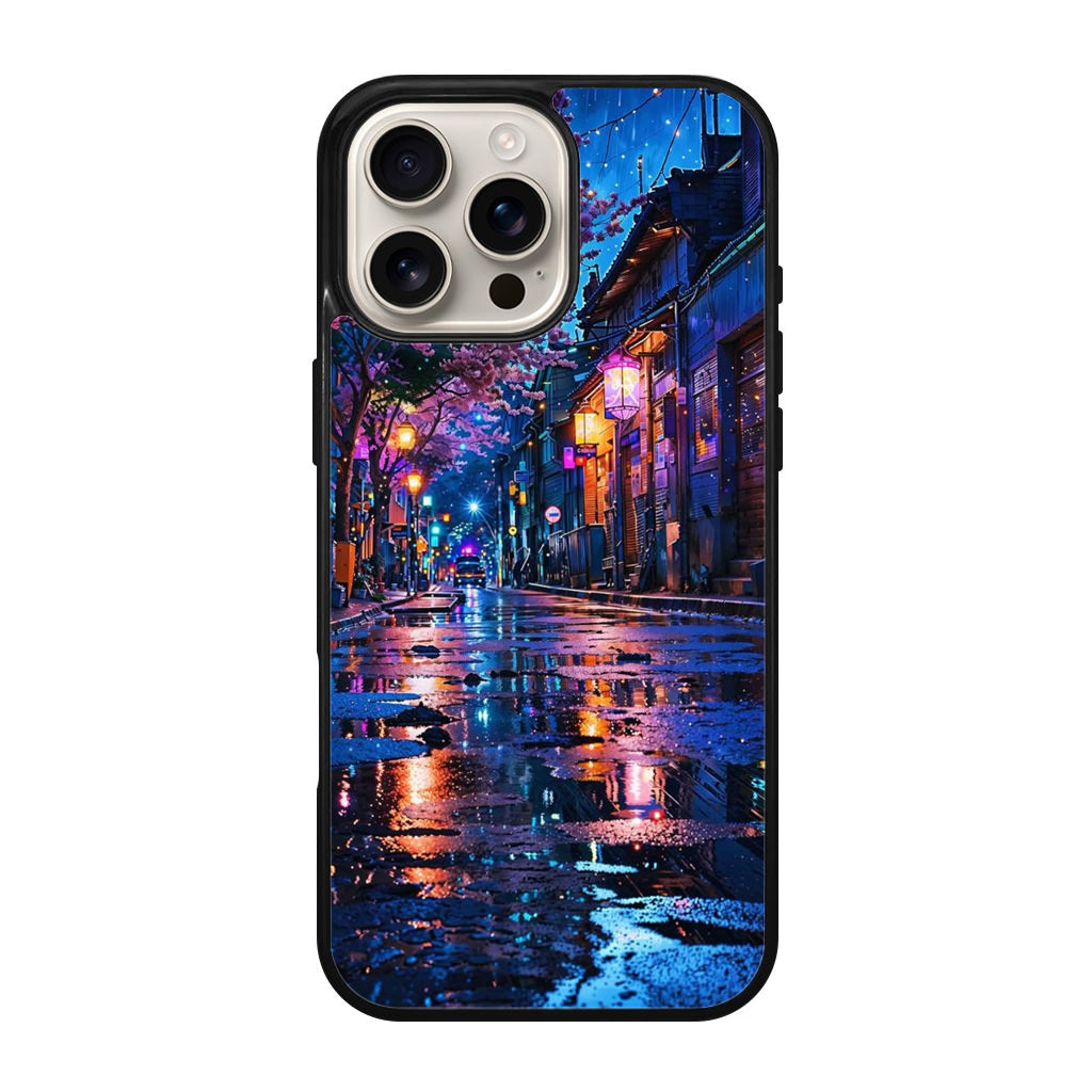 Midnight Sakura Glow iPhone 16 Pro / 16 Pro Max Case