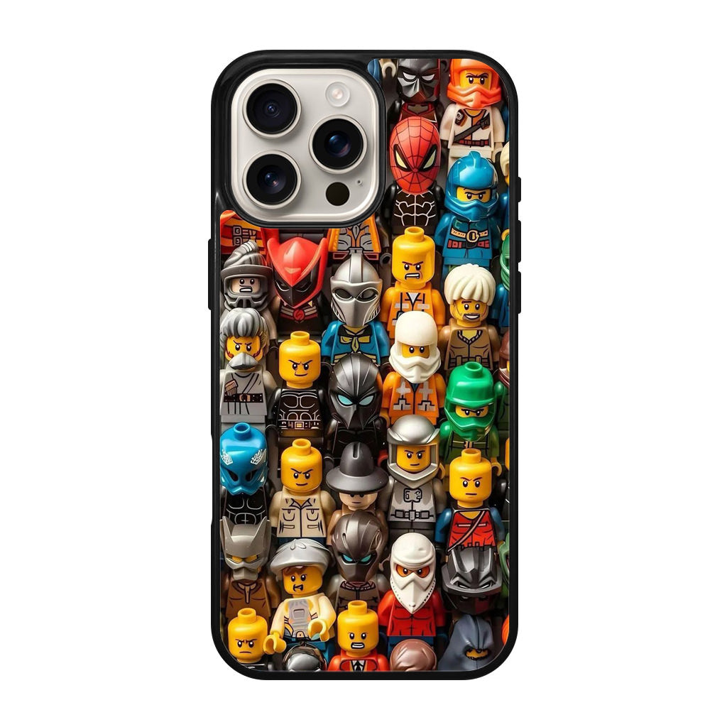 Mini Figures Heroes Assemble iPhone 16 Pro / 16 Pro Max Case