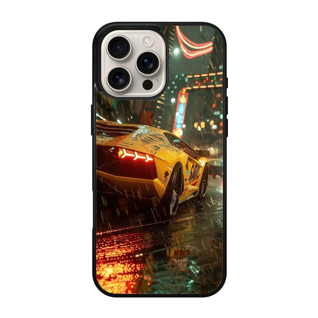 Night Drift Thunder Neon Streets iPhone 16 Pro / 16 Pro Max Case
